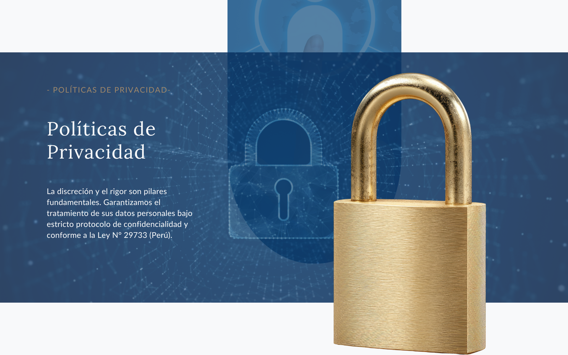 Banner de Políticas de privacidad - Blog de Pablo Arciniega